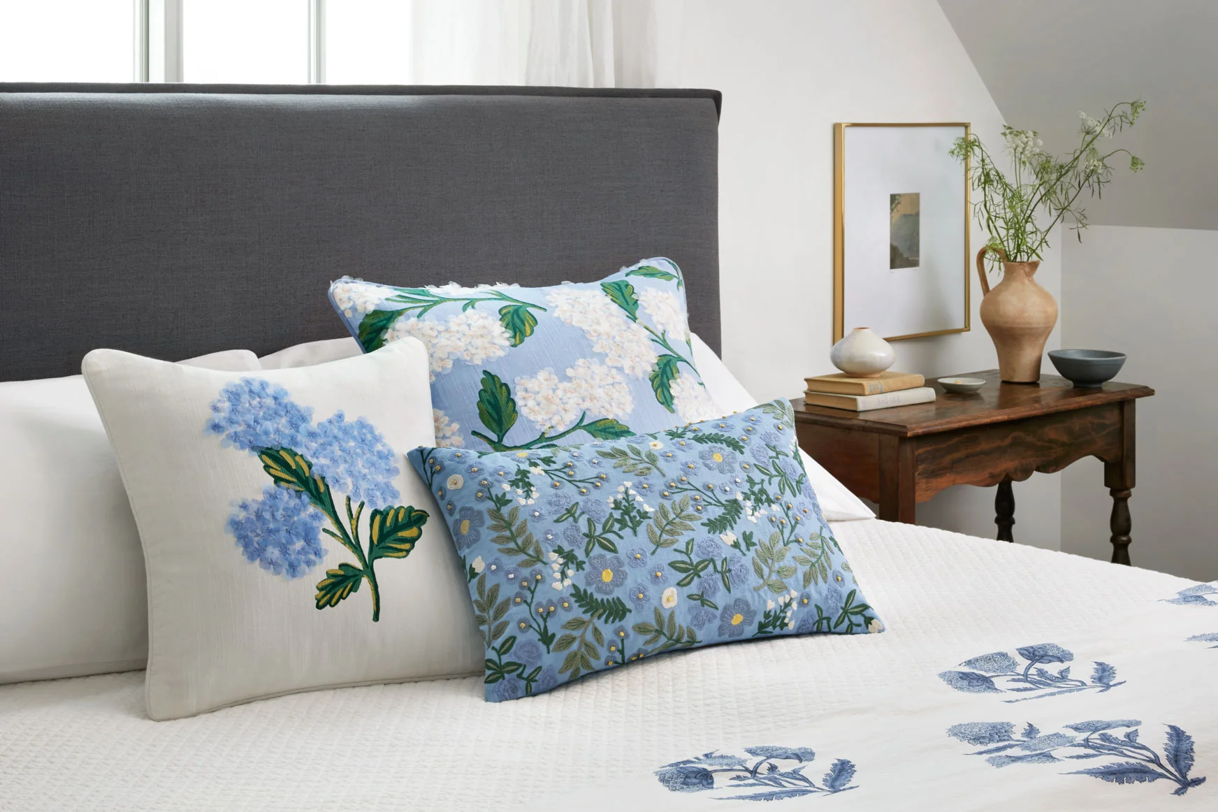 HYDRANGEA PRP0013 BLUE / IVORY - Image 3