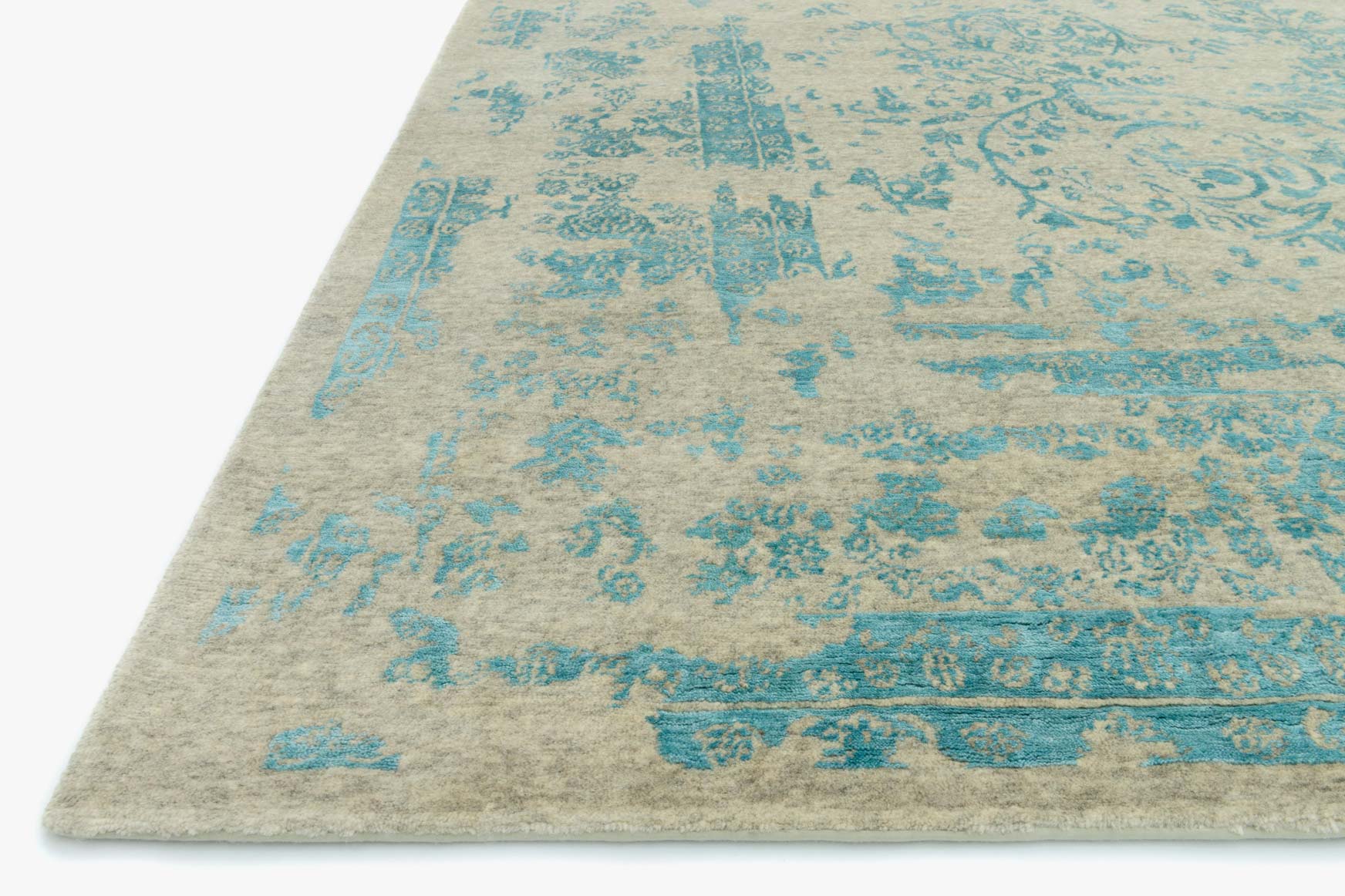 PU-02 HEATHER GRAY / AQUA - Image 6