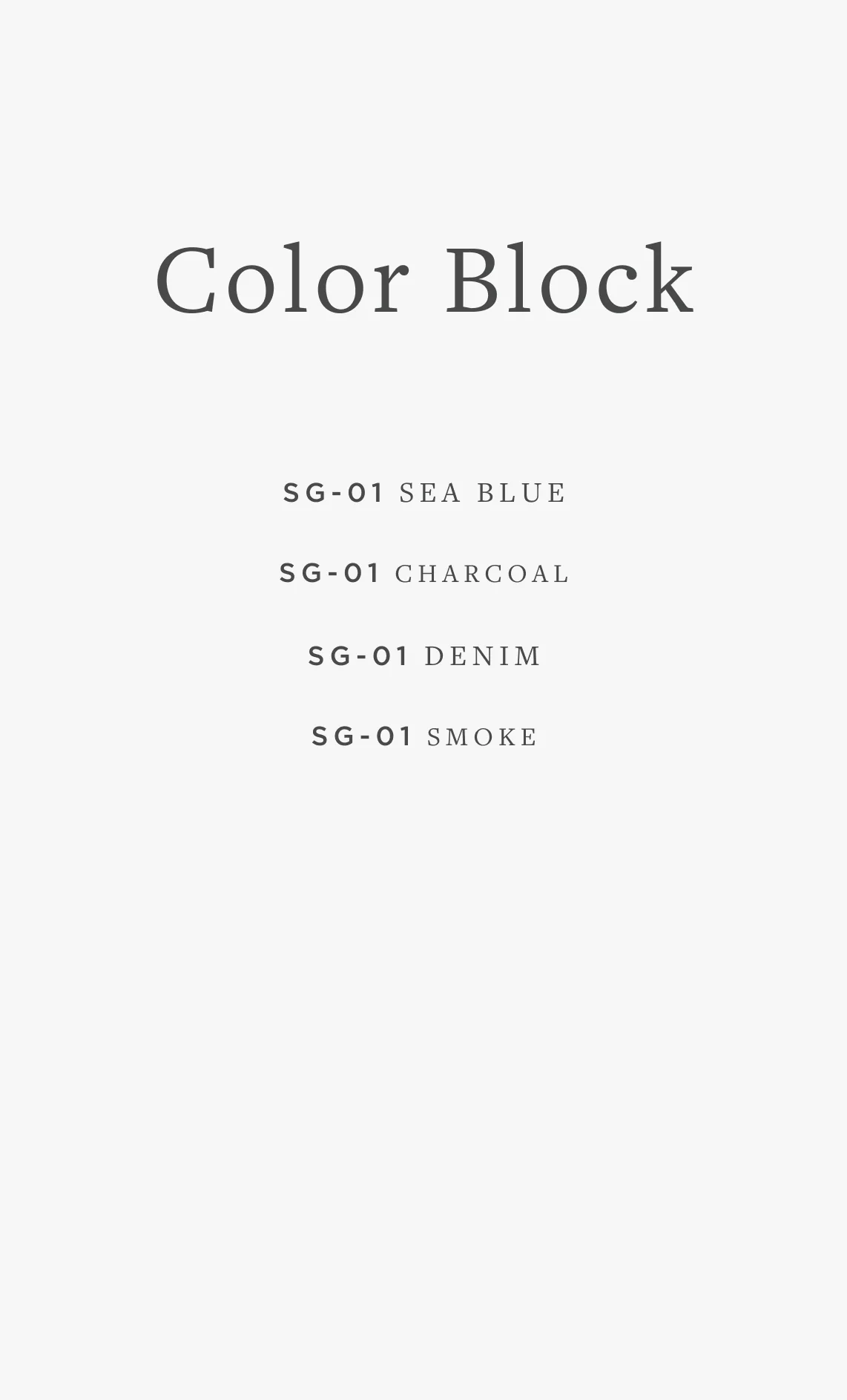 SG-01 COLOR BLOCK / 02 - Image 2